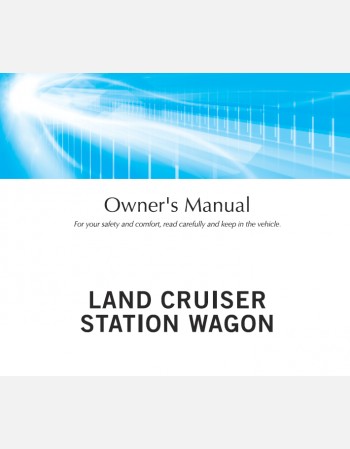 toyota land cruiser 300 series 2021-2022 owners manual